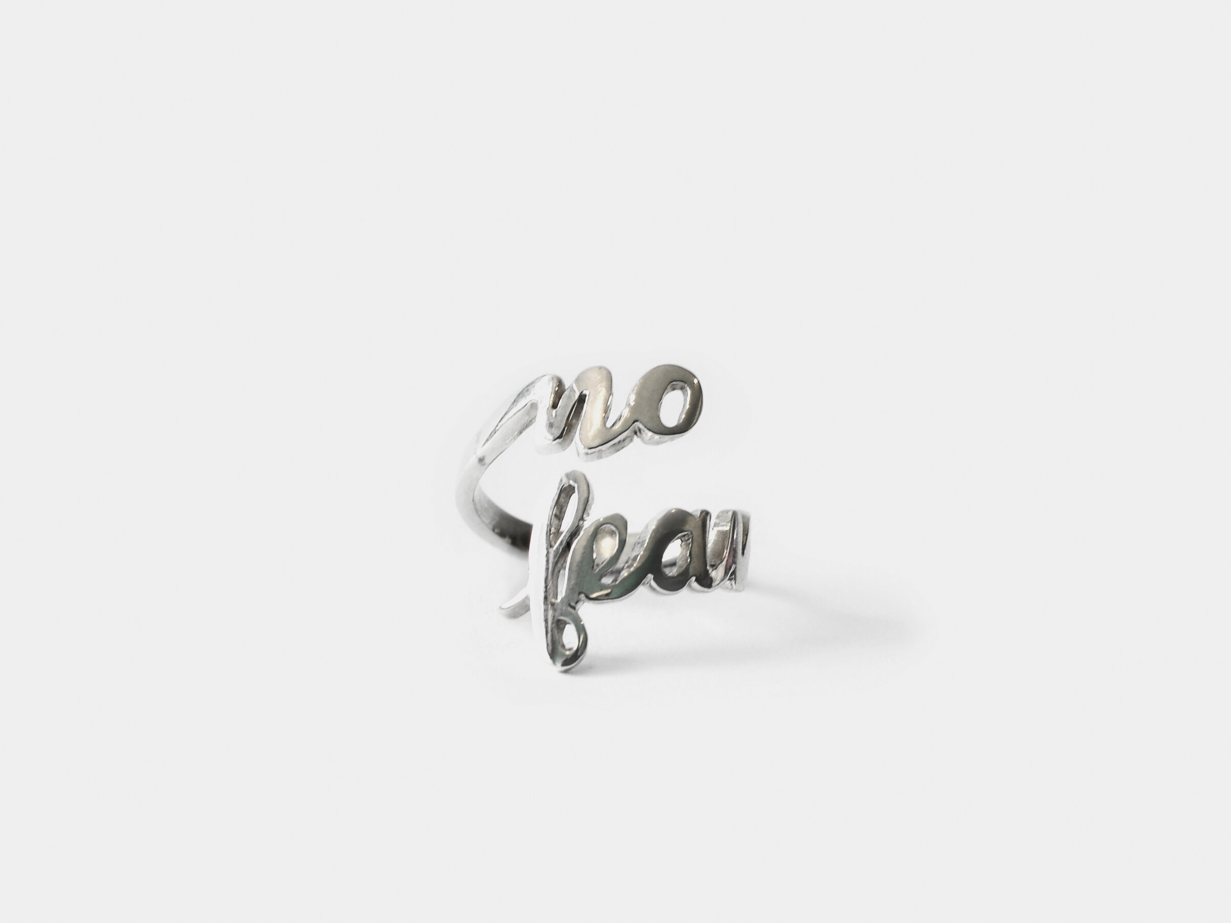 No Fear Mantra Ring