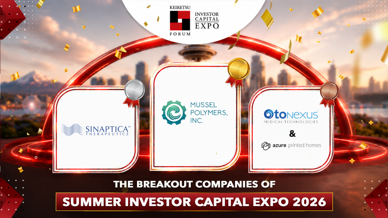 Keiretsu Investor Capital Expo 2026 Most Valued Company OtoNexus Medical Technologies