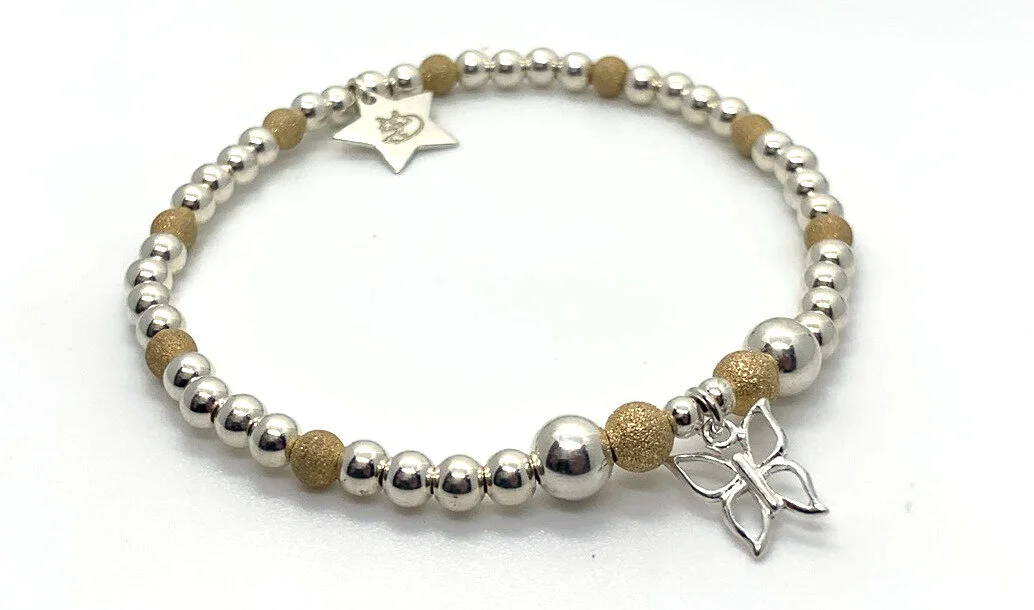 Butterfly and Gold Starburst