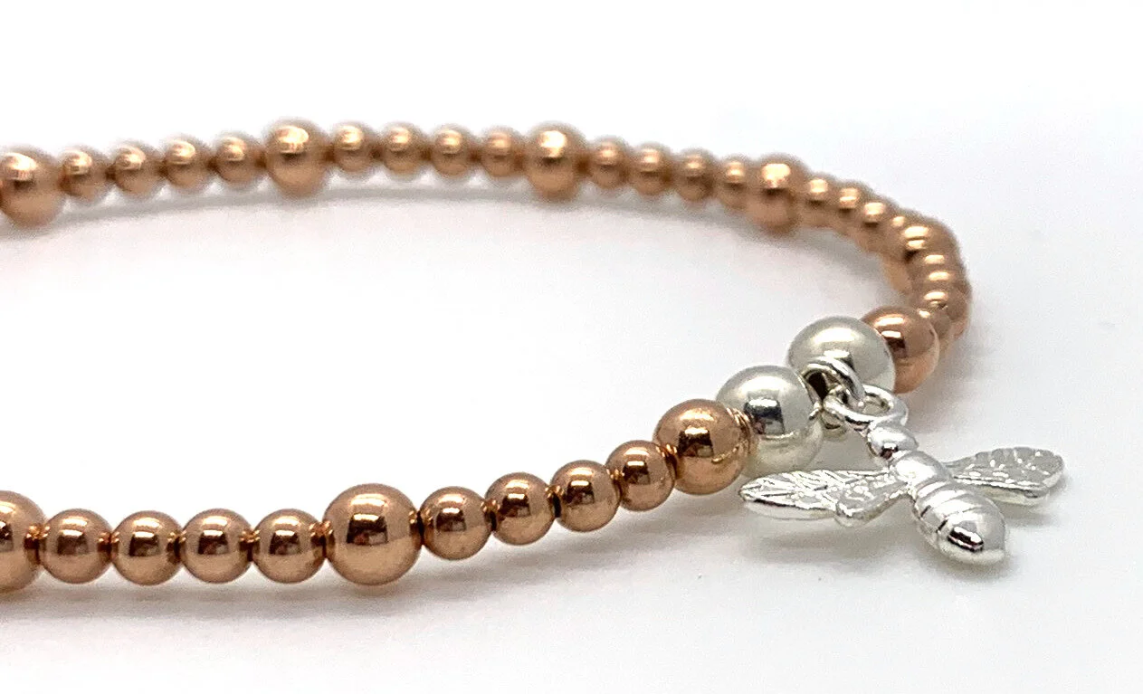 Rose Gold and Bee