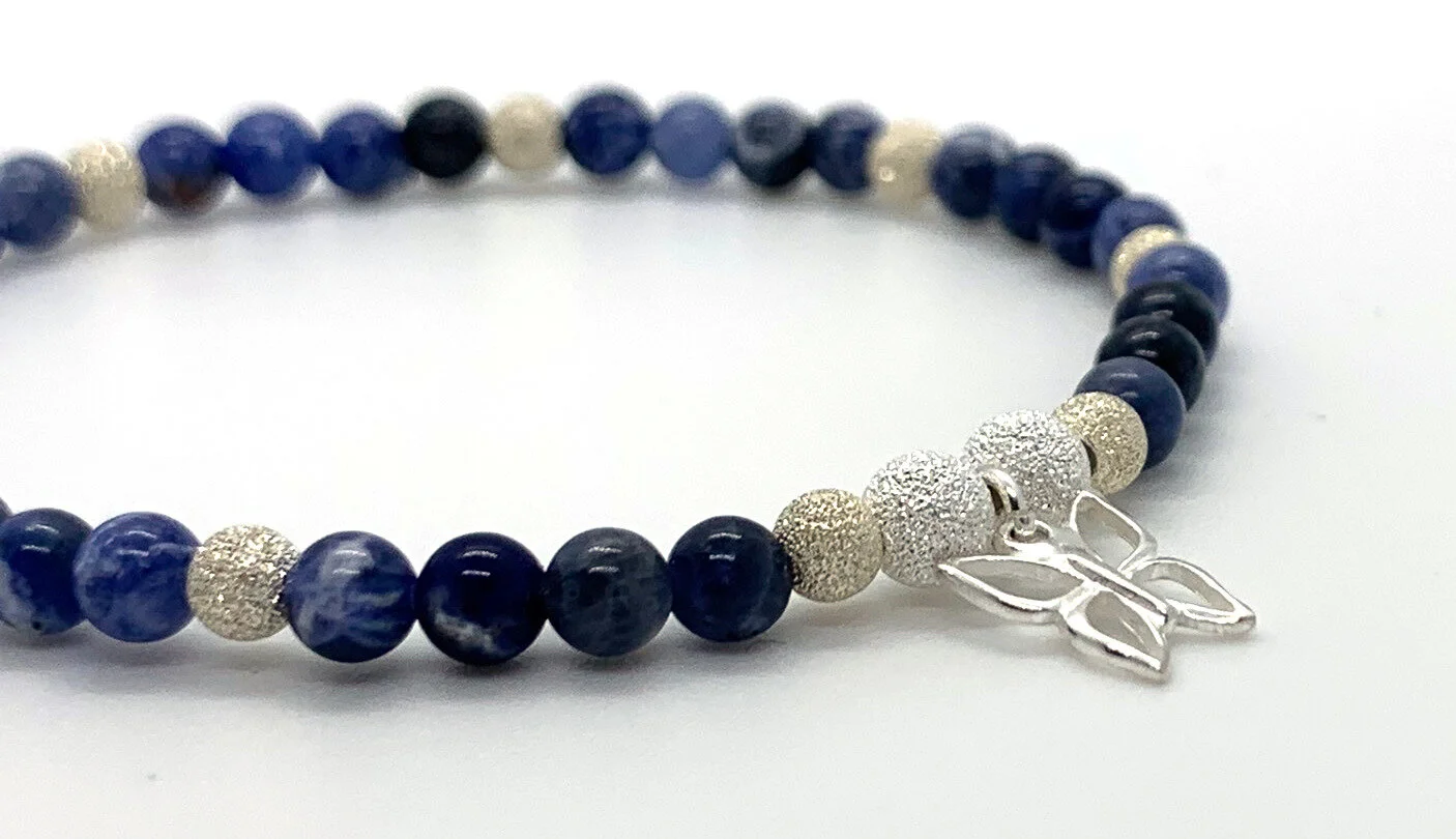 Butterfly and Sodalite