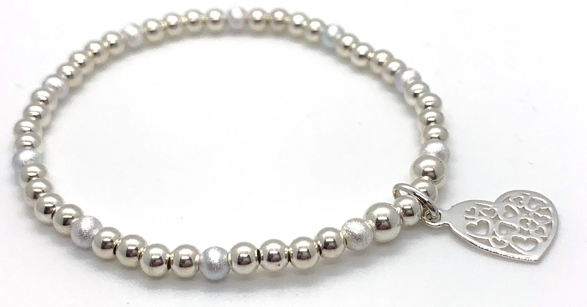 Hearts in Heart Charm Bracelet