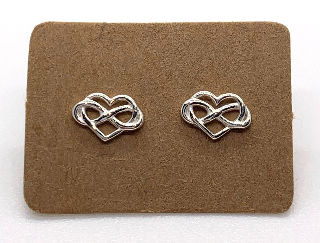 Eternity Heart Studs