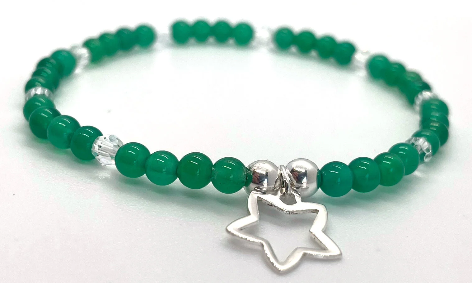 Green Agate and Crystals