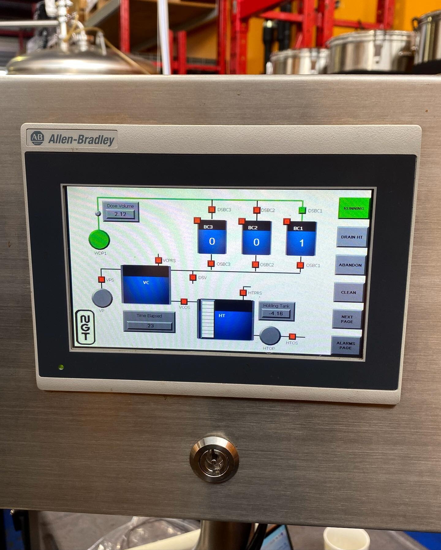 Here&rsquo;s a few snaps from one of our recent automation projects. This system runs an automated brewing production plant. We used an Allen Bradley PLC to control the system process and IFM field equipment for monitoring and control. The system inc