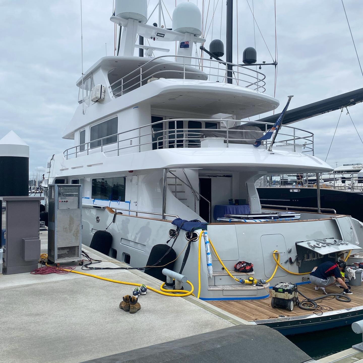 We were involved in the yard period for this Nordhaven vessel over the past few weeks. Some of the key works included the following

-Load bank testing and commissioning of the generator control system. The Woodward load sharing and synchronising mod
