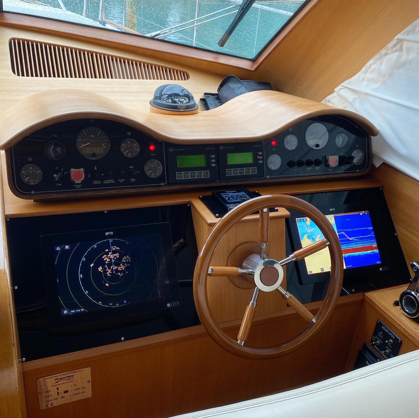 Here&rsquo;s a full Raymarine installation we completed on a 50ft power vessel. The system included the following

-Two new Raymarine Axiom Plus MFD&rsquo;s
-New Quantum 24&rdquo; radar
-New autopilot system 
-New 1KW transducer and transducer module