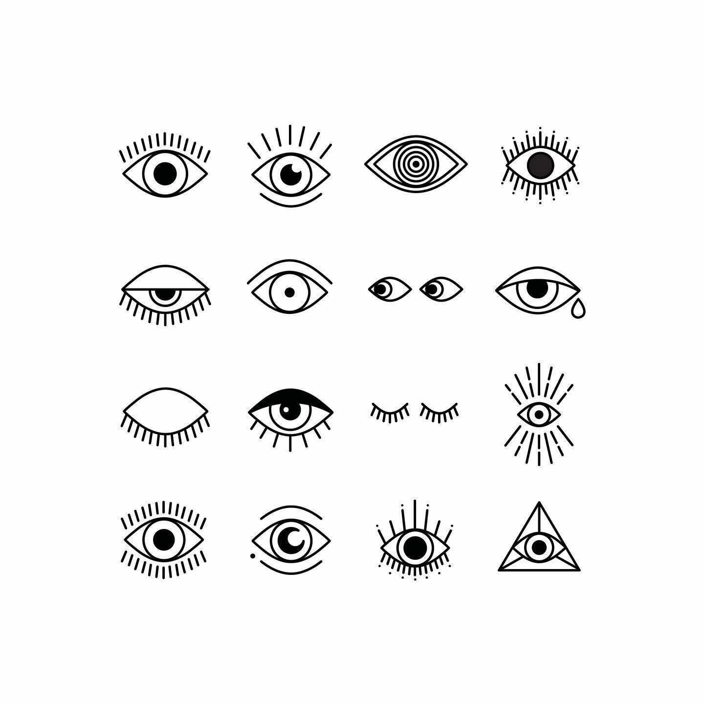 Sharing more of our isolation creations! 👁 The eye is one of the most symbolic images in art and the world, representing protection, intelligence, truth and so much more. In addition to art commissions we also offer graphic design and branding servi
