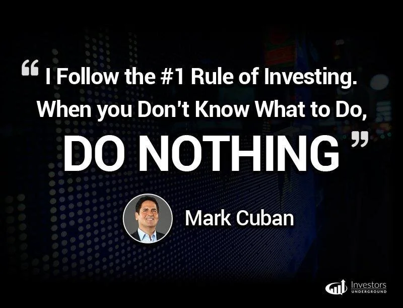 Why doing nothing is not a strategy