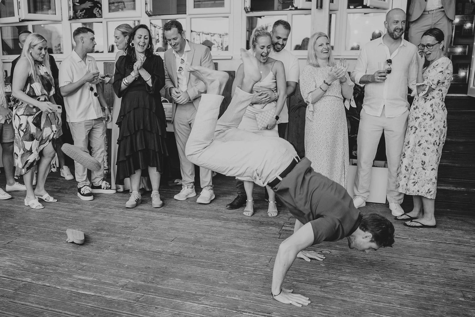 There's always one! 🕺

#weddingdjcornwall #cornwallwedding #djcornwall #weddingdj #musicformusiclovers 

📸 @alanlawphoto