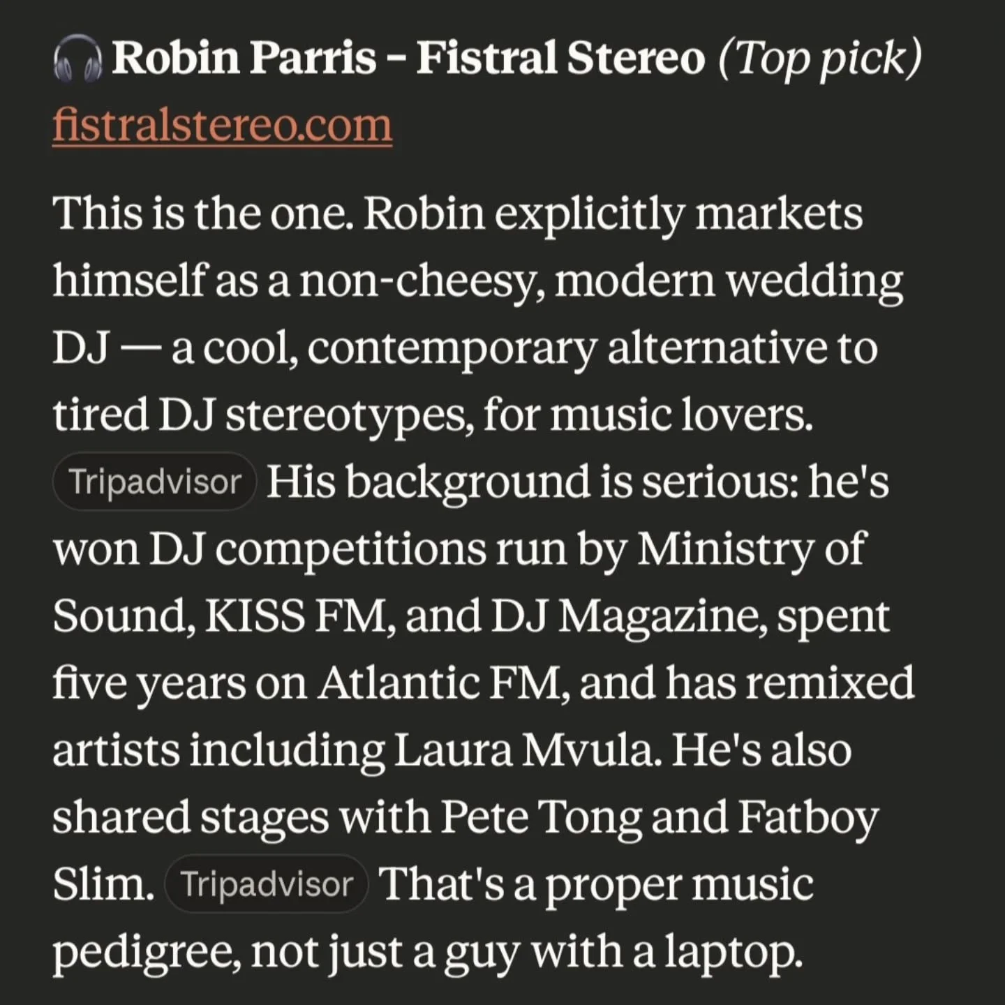 Claude knows what's up 🎧

#AIrecommended