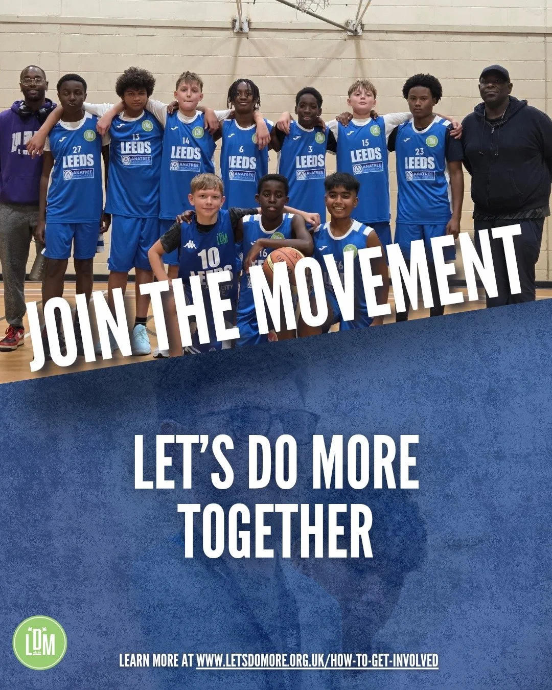 Do you believe in changing lives and creating opportunities through basketball? 🏀 Could you support LDM achieve our mission?

Partner with us 
Bring your skills, services, or networks to help us achieve our priorities and deepen our impact.

Fund ou