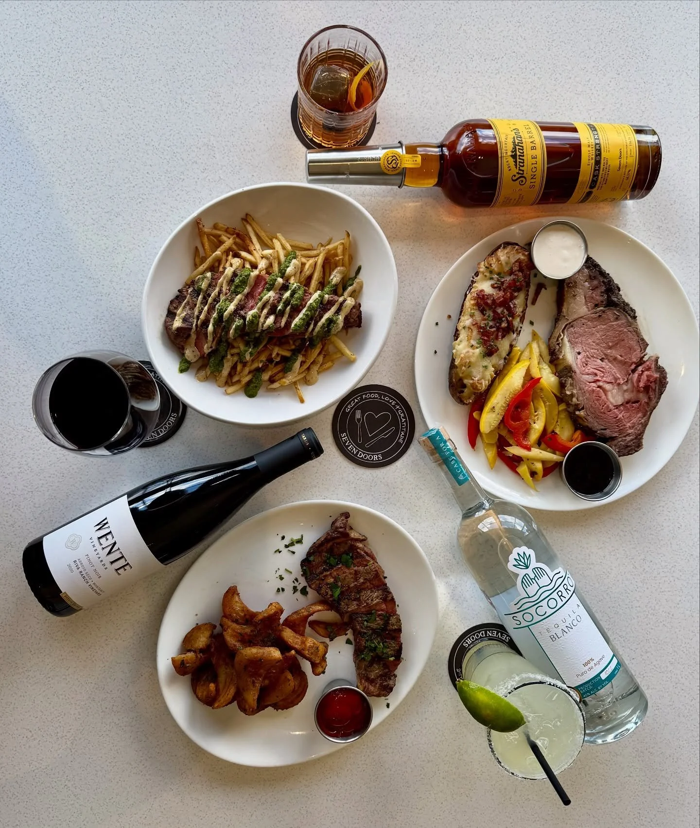 Happy Thursday, everyone! 🥩🍽️ Bring your friends and fam to $19.99 Steak Night! Today&rsquo;s cut of the day: NY strip 🤍✨ #steaknight #grandscapetx