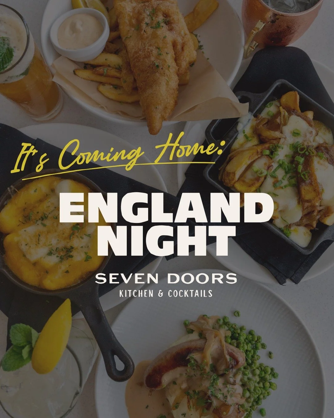 ⚽ TONIGHT'S THE NIGHT, ENGLAND FANS! ⚽

🎤 Special guest @that_world_cup_guy
🎶 Live music by @jettplattmusic
🍽️ Exclusive chef-curated menu
🍸 Signature cocktails
⚽ England supporters all under one roof

This is your England home for the World Cup!