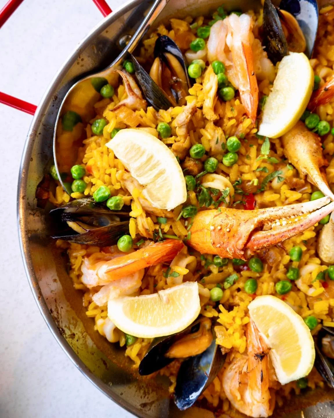 Your Sunday favorite officially earned a permanent spot on the menu. 🥘✨

Our Paella was too good to keep just one day a week, so now you can enjoy it anytime! Loaded with saffron rice, shrimp, chicken, mussels, calamari, peas, and crab claws.

But S