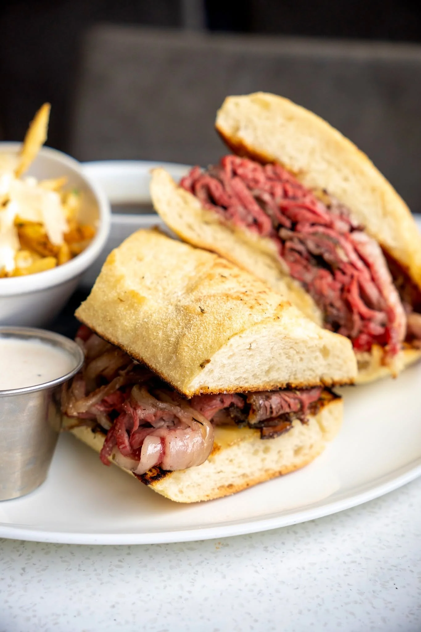 Prime rib cravings? We've got you covered.

Enjoy BOGO Prime Rib French Dips from 11 AM&ndash;3 PM, or treat yourself to BOGO 12oz Herb Prime Rib all day. Great food is even better when it's shared.

#primerib #primeribspecial #exploregrandscape #dfw