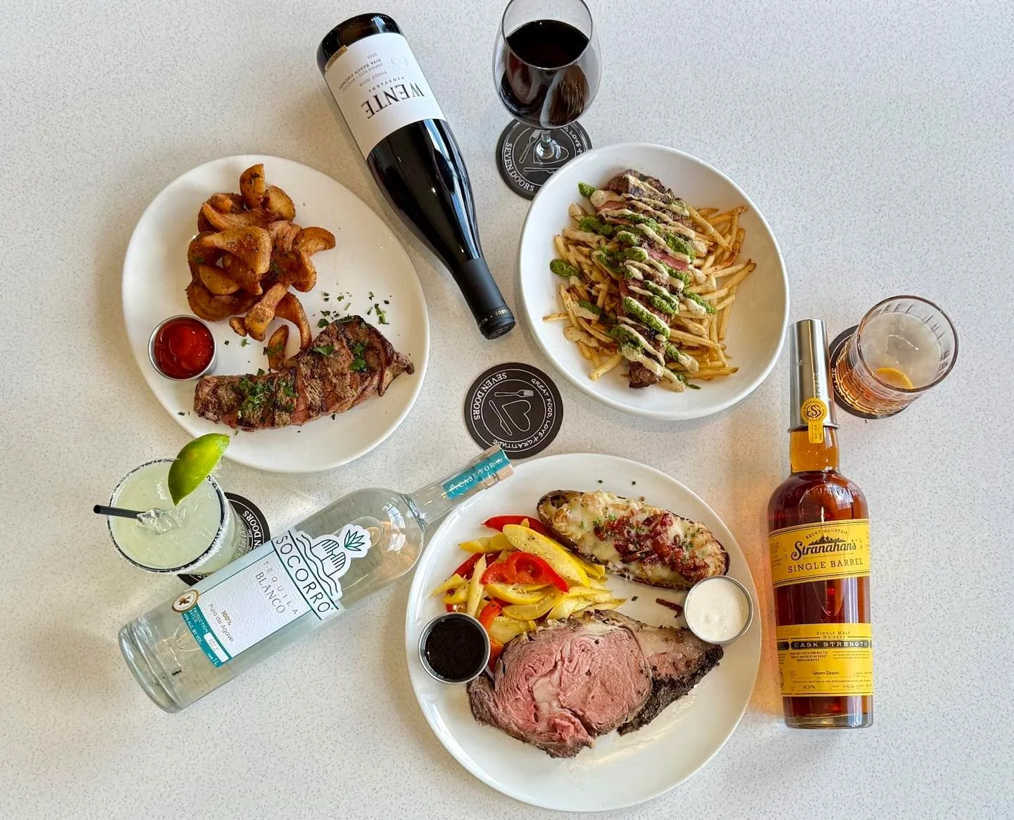 🔥 Thursday Steak Night is here. 🔥

Join us every Thursday for our featured Cut of the Day paired with your choice of a signature Steak Night Pour for just $19.99.

🥃 Tin Cup Bourbon
🍹 Gran Centenario Margarita or Ranch Water
🍷 Freakshow Cabernet