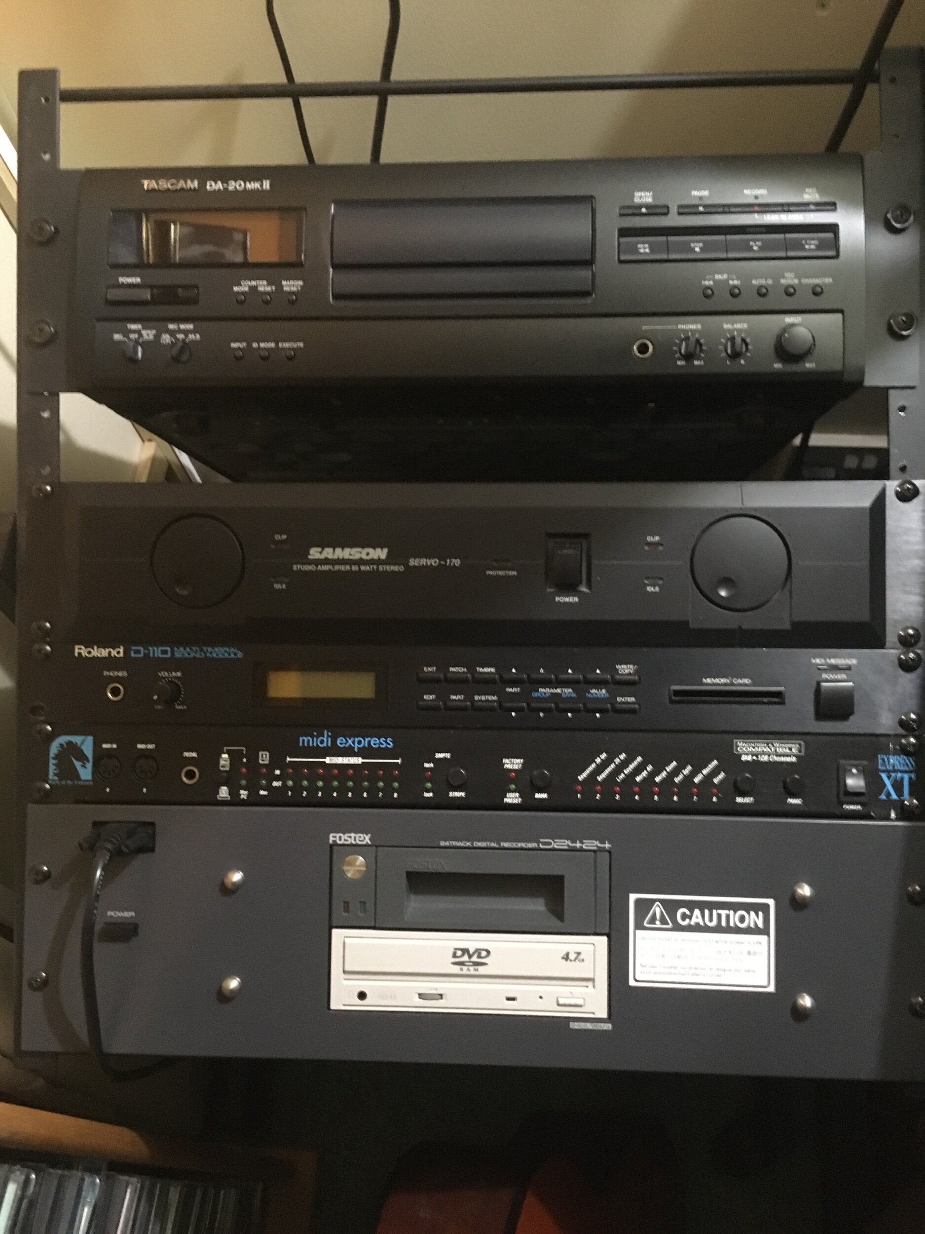 Recording Rack Control Room