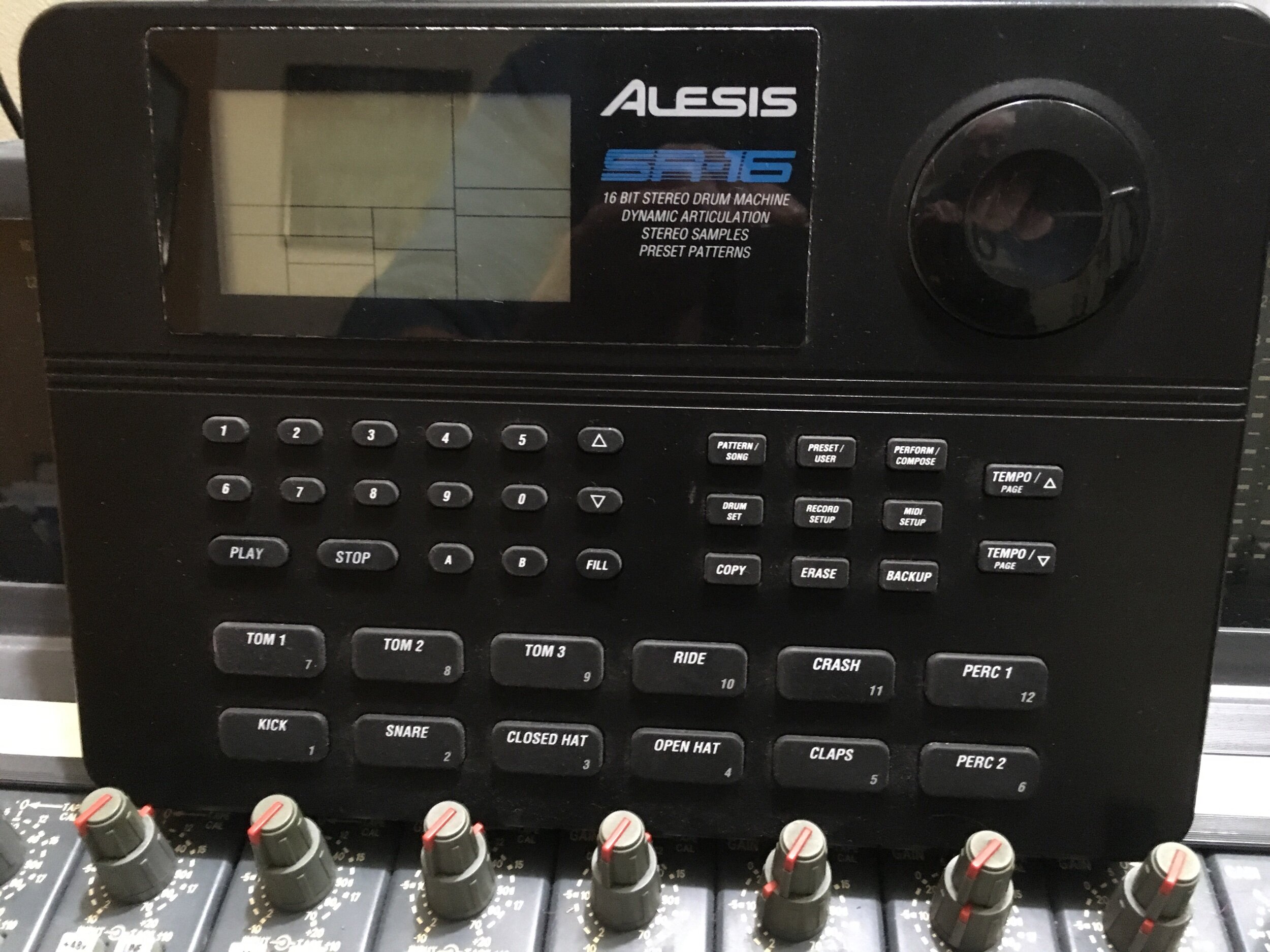 Alesis SR-16 drum machine