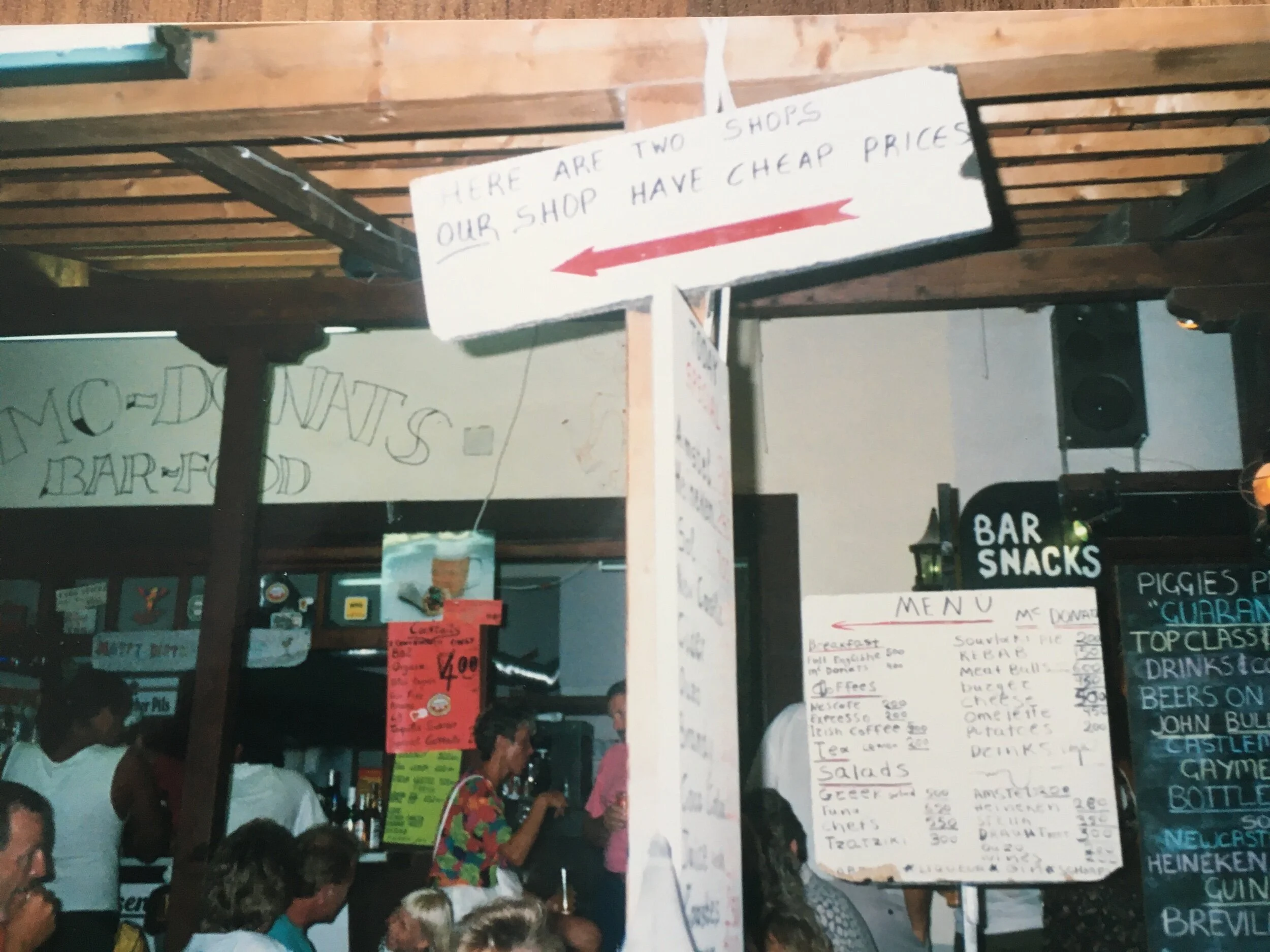 Laganas: McDonats or Piggys