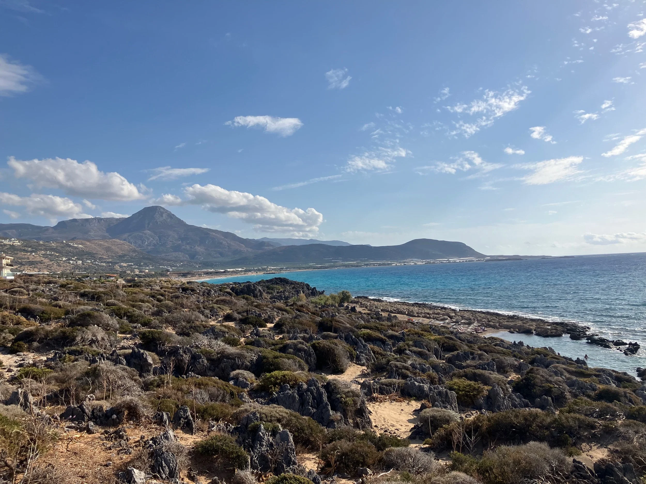 Orange Blue At Falasarna