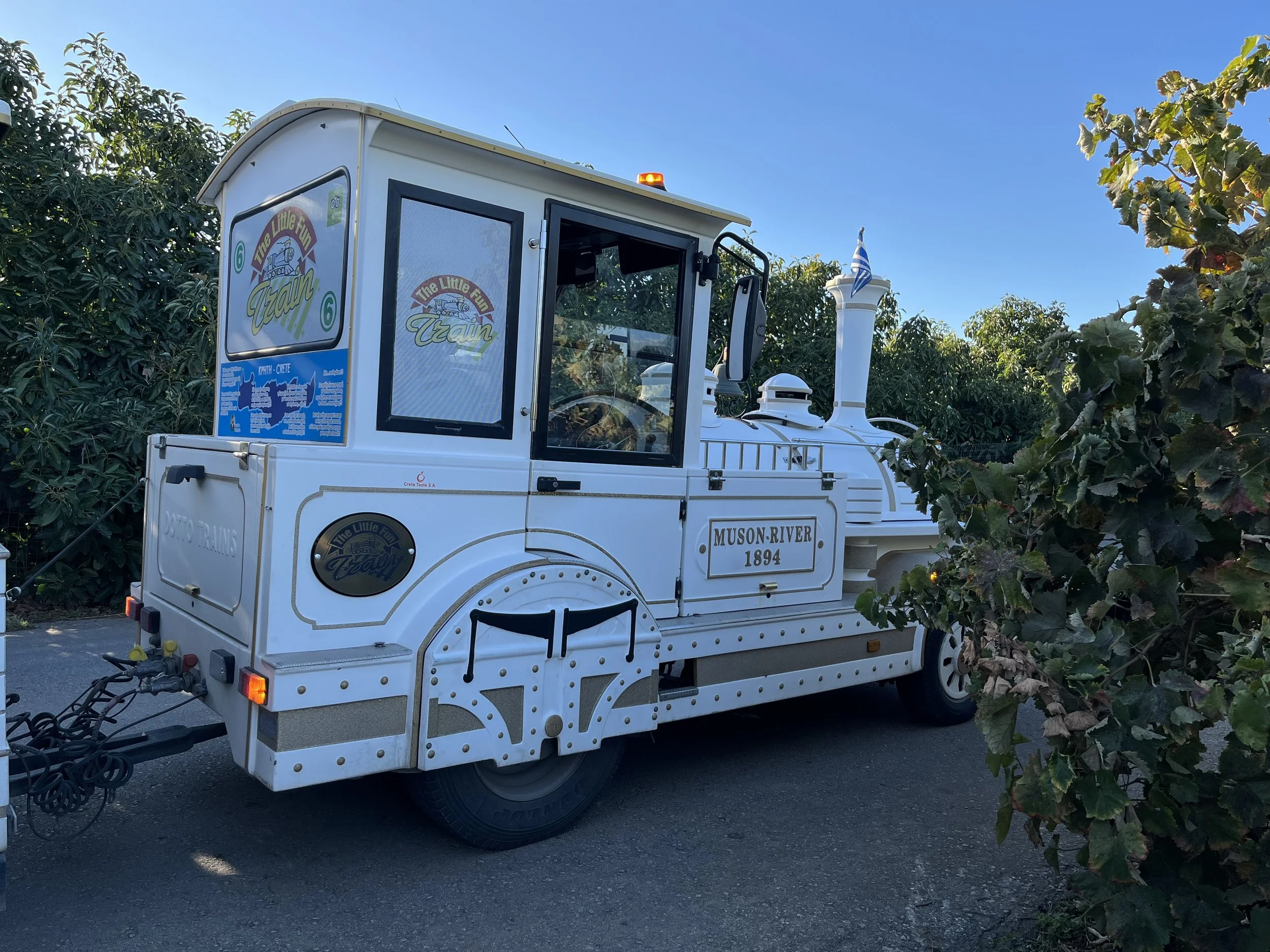 The Little Fun Train Of Platanias
