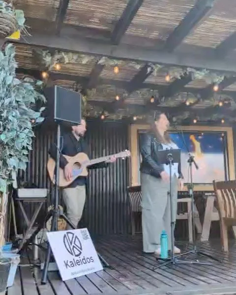 Kev &amp; Leeanne will be back at @thedanishcamp this bank holiday Monday with some more acoustic sets. Hopefully see you there!!