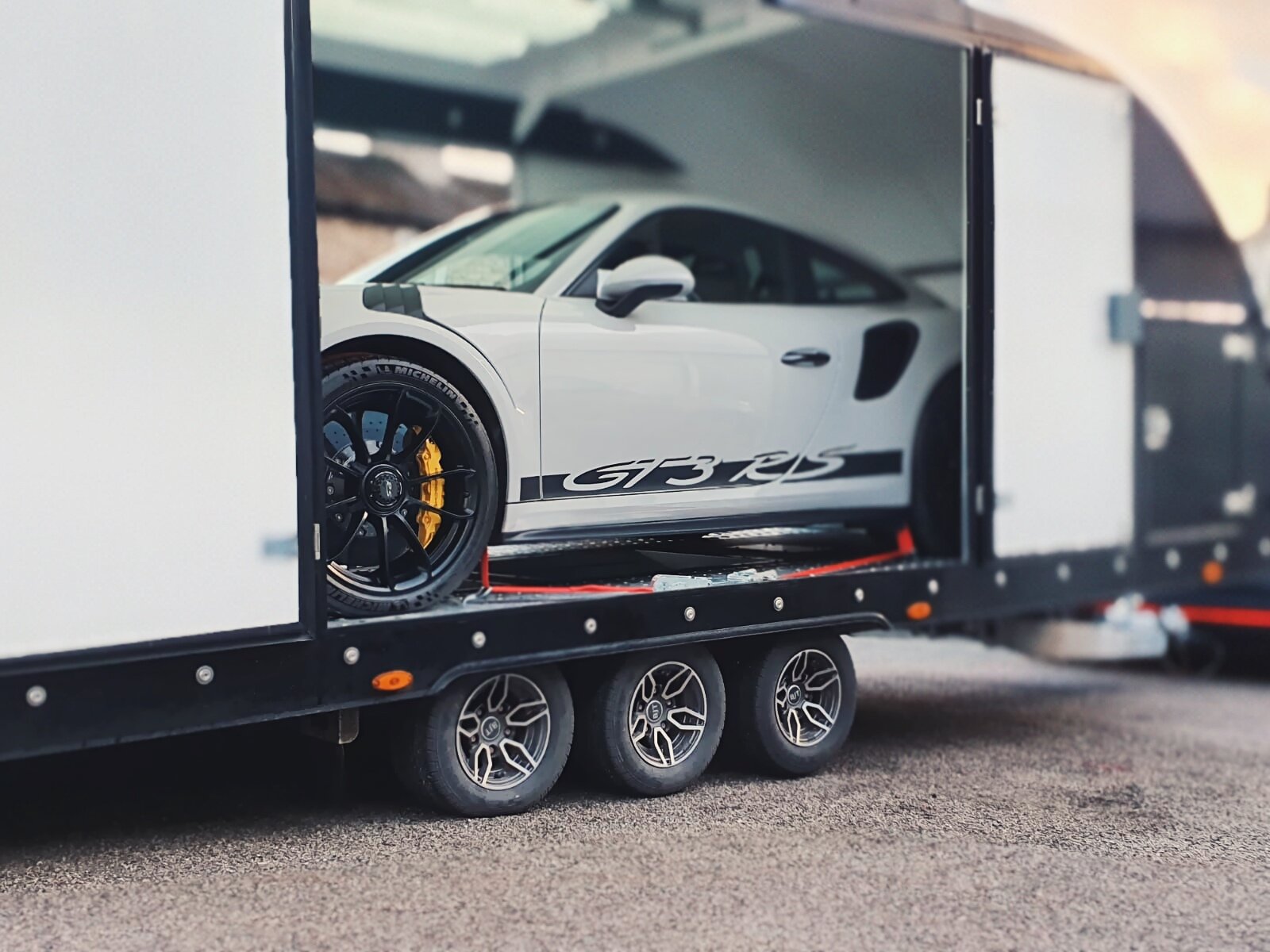 Porsche Covered Transport