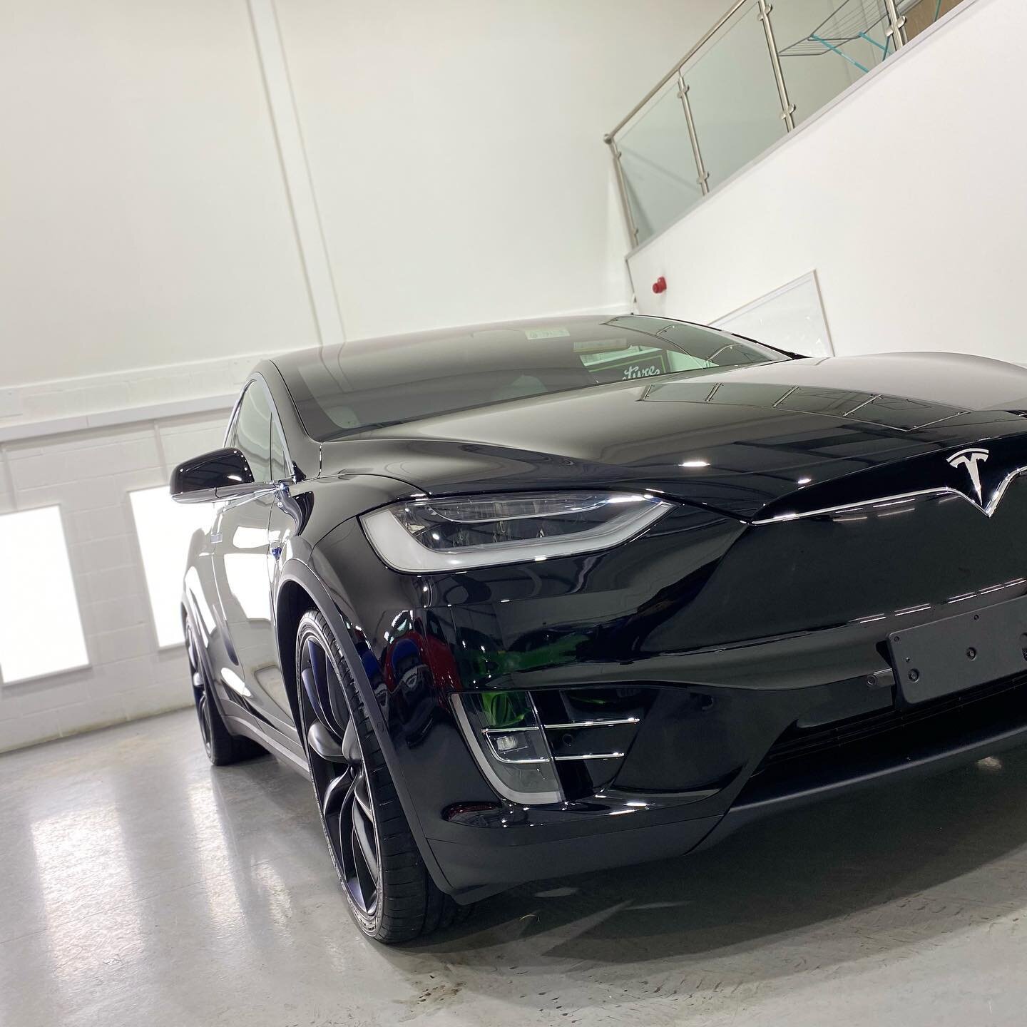 This Tesla Model X was completely covered in our @xpel_uk ppf and finished with our ceramic coating. #signaturegroup #ppf #detailing #paintprotectionfilm #tesla #modelx #xpel