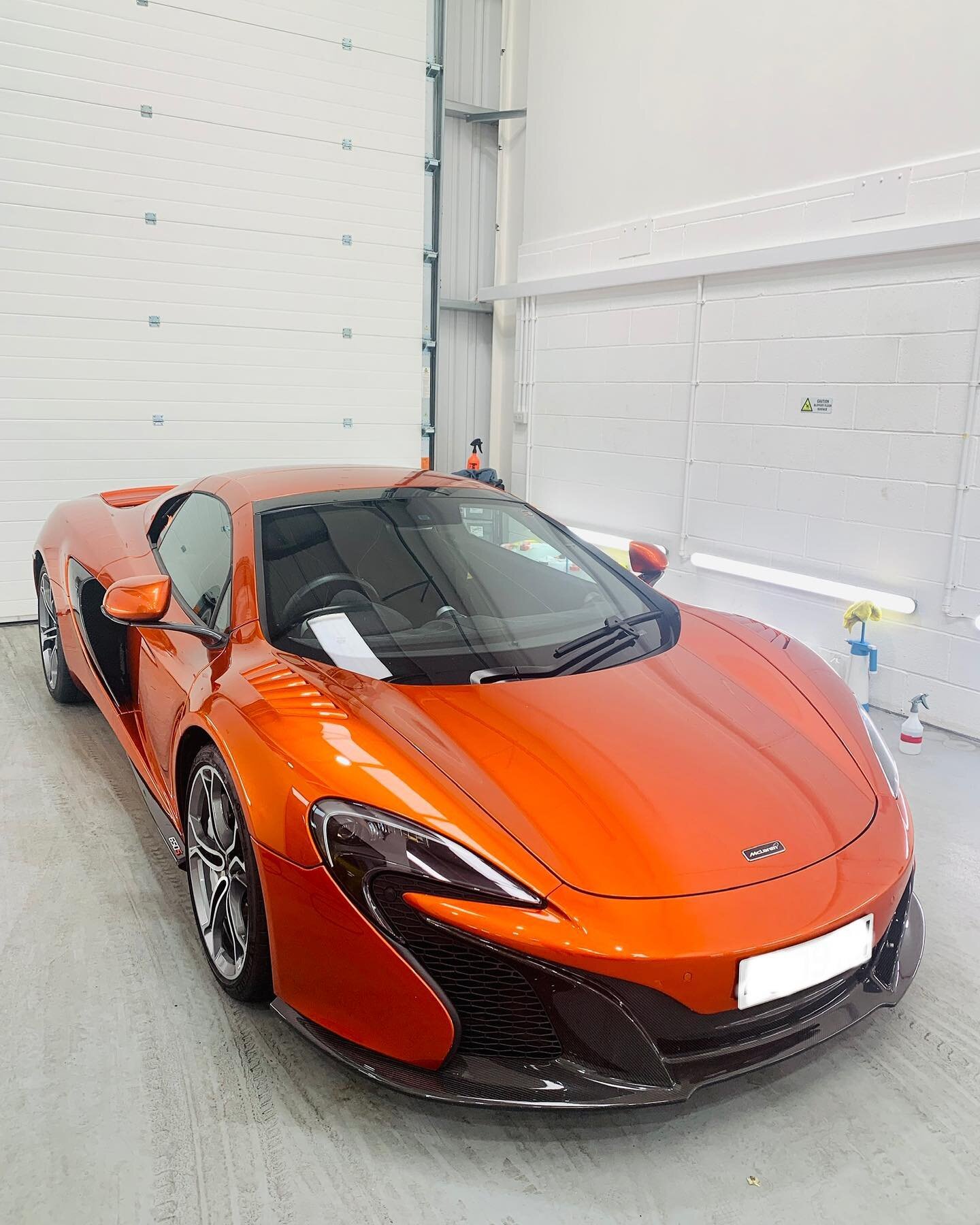 Lovely 650S spider came in for some @xpel_uk ppf. Check out the Volcano Orange MSO Louvres! #signaturegroup #ppf #detailing #mclaren #650s #paintprotectionfilm #xpel