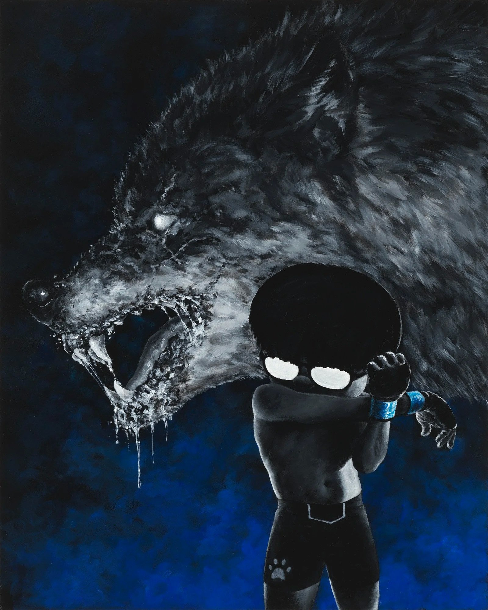 "Two Wolves (Blue Corner)"