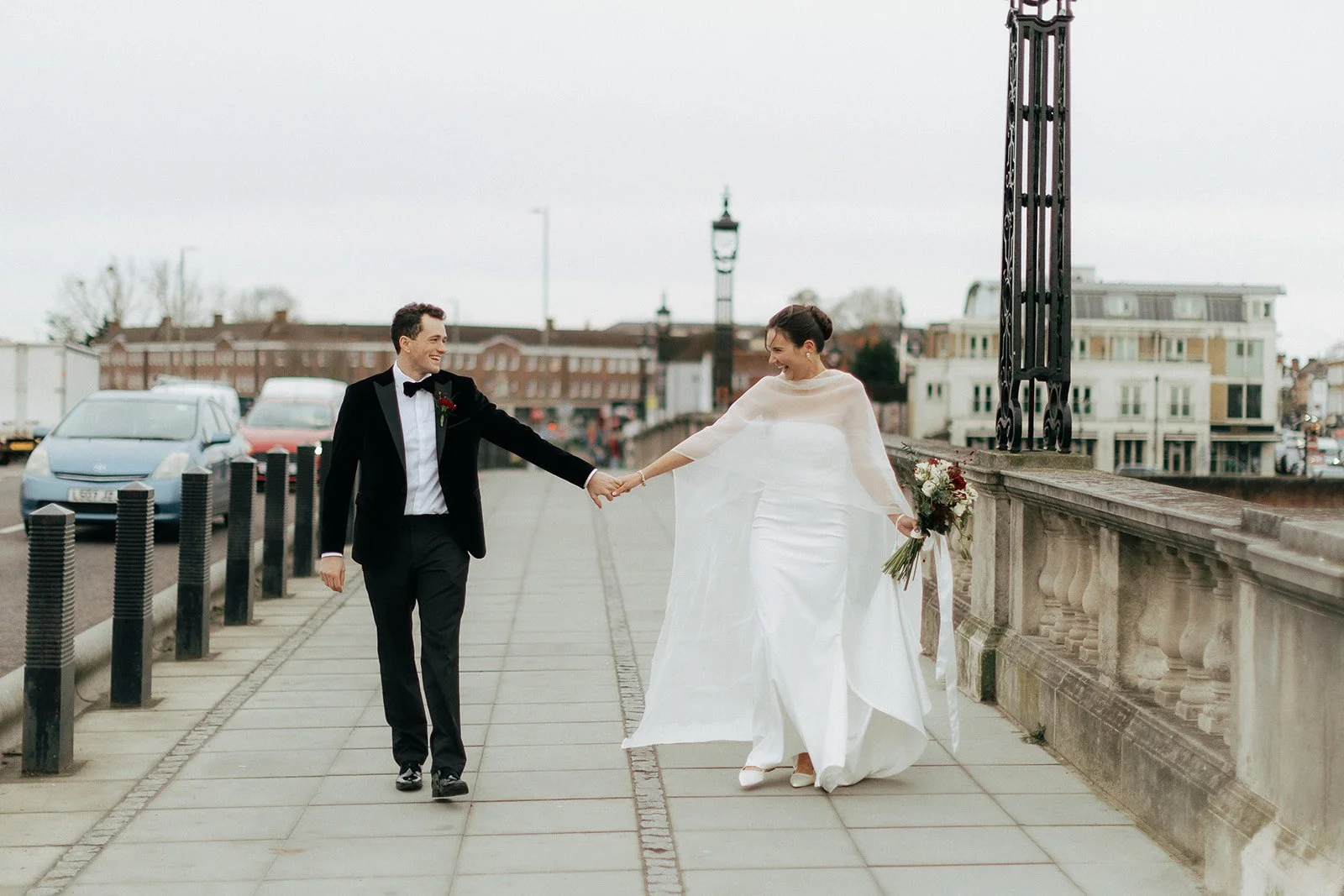 The Mitre, Hampton Court Winter Wedding - Hannah and Chris.