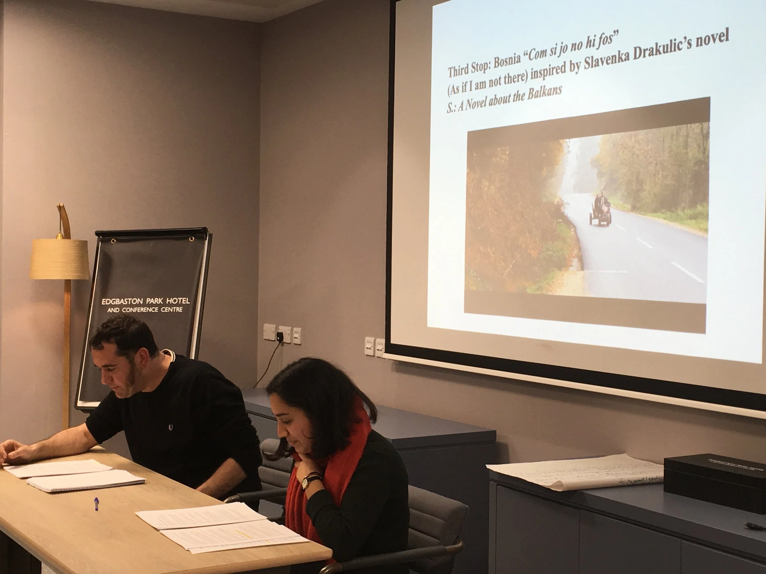 Joan Arqué i Shivani Raval, lectorat de català, Universitat de Birmingham