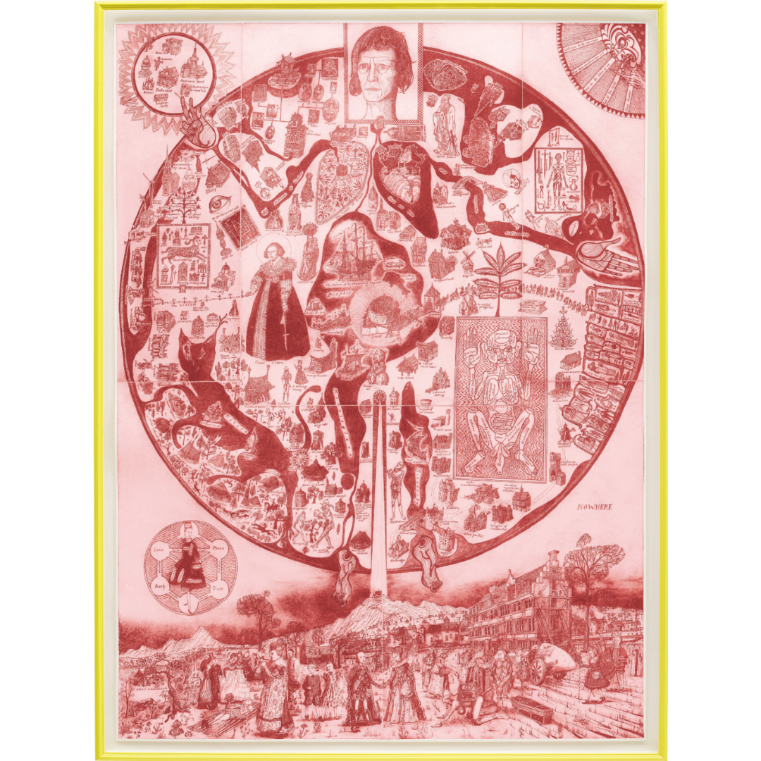 Map Of Nowhere (Red)