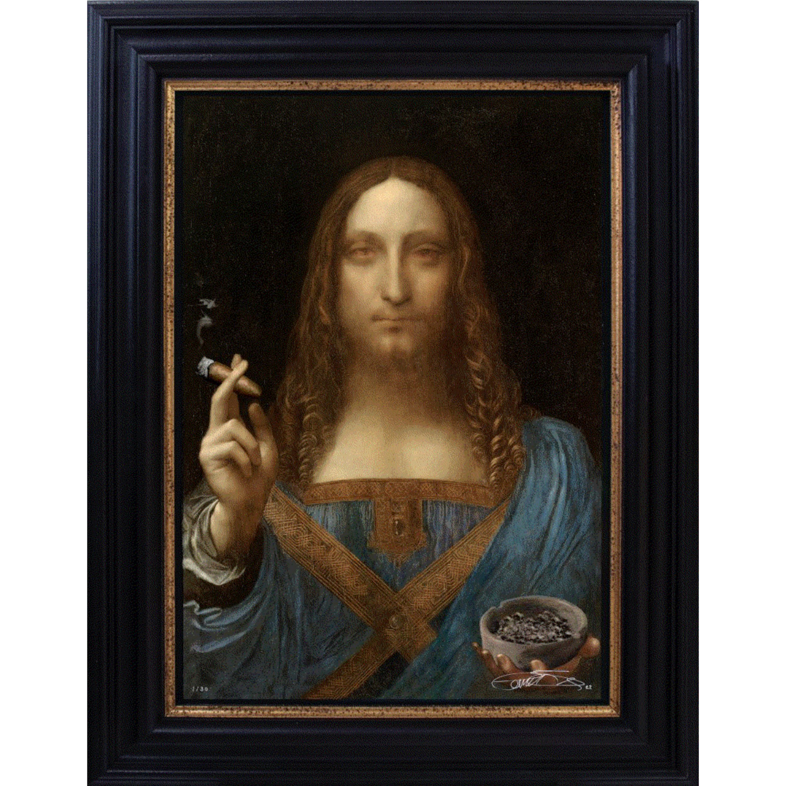 Jesus With Cigar