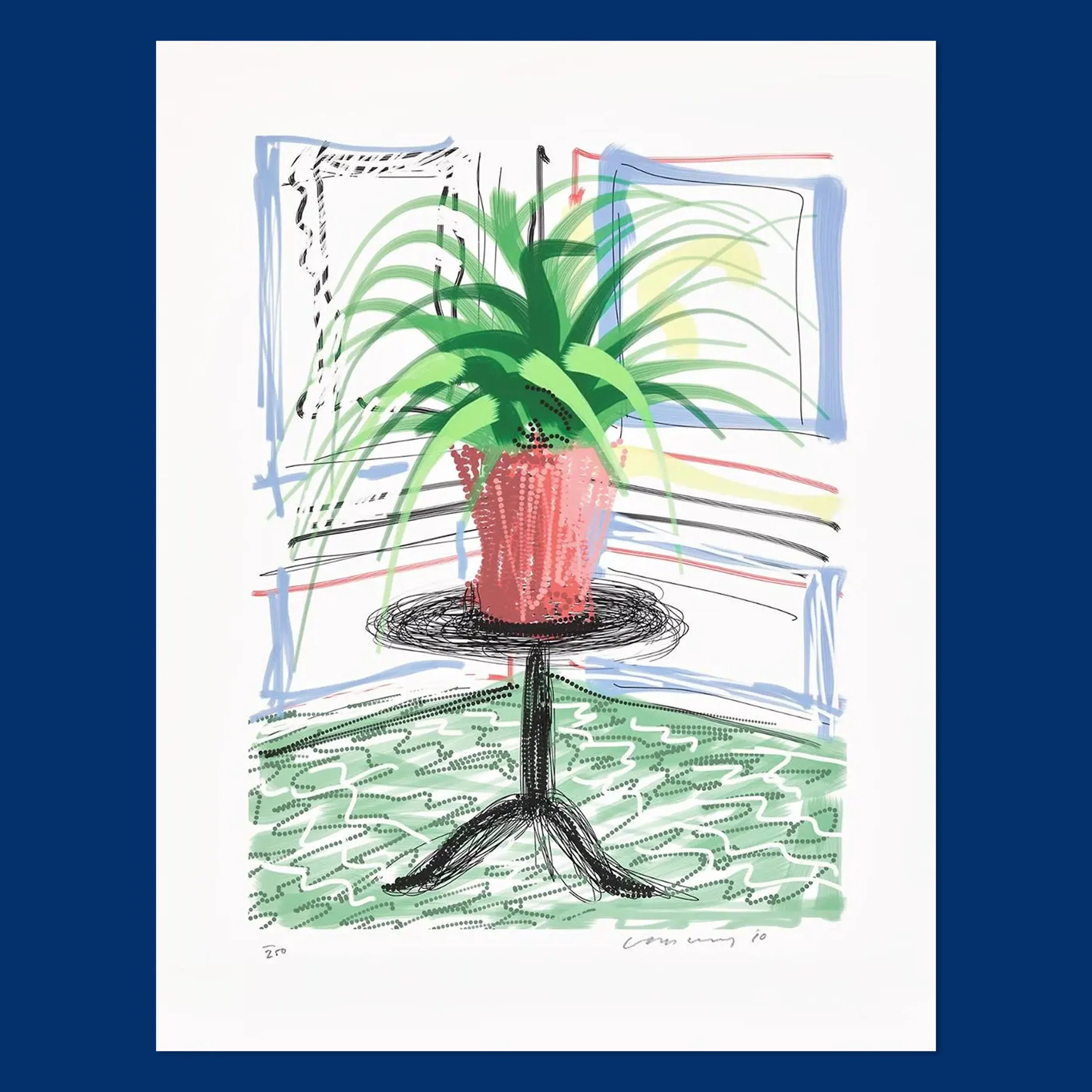 David Hockney: No.468 from A Bigger Book