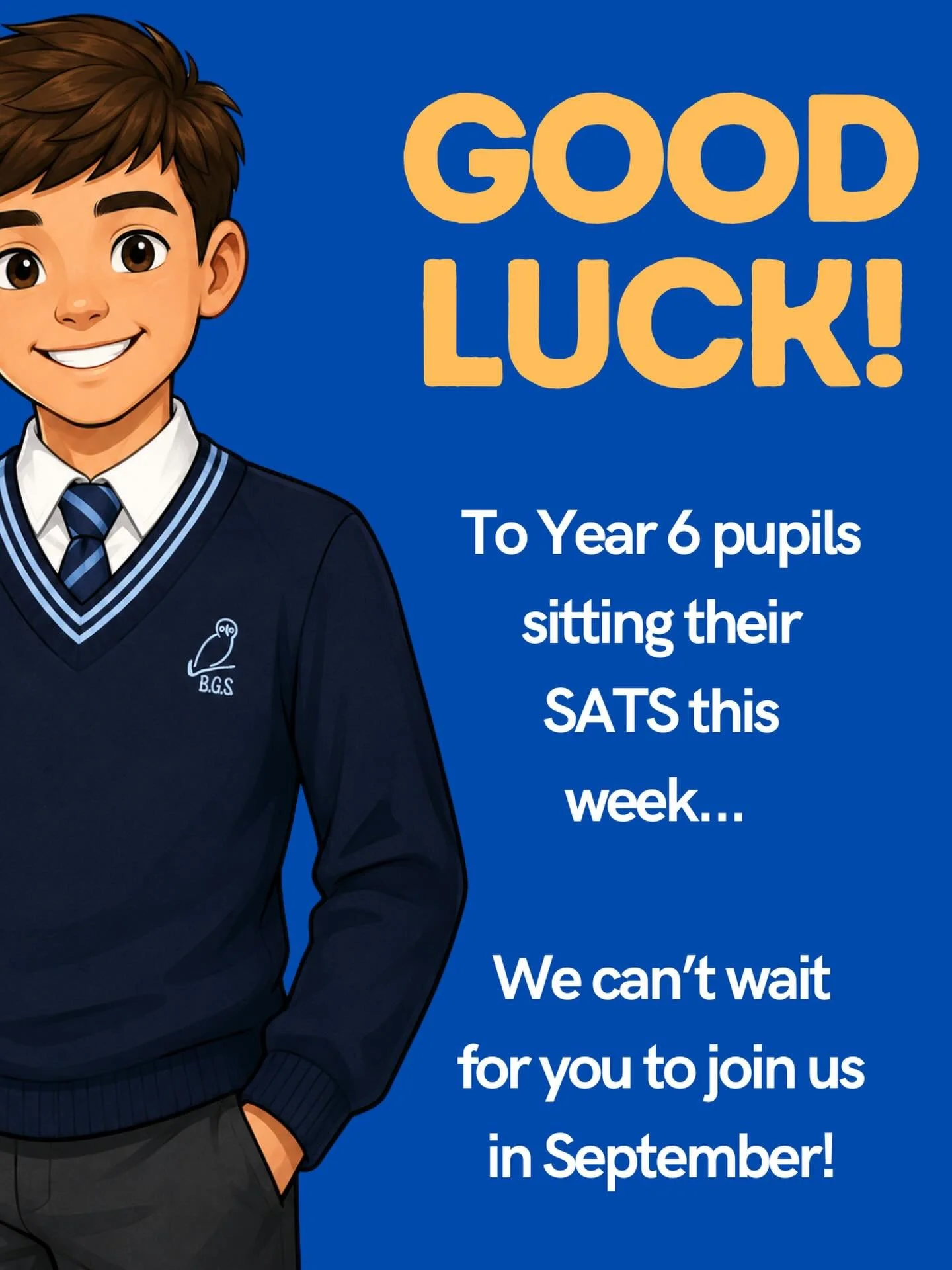 Good Luck to all Year 6 pupils at our local primary schools!