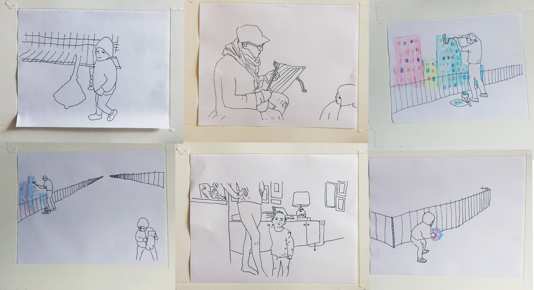 "She Looks Just Like You" Animation Drawings