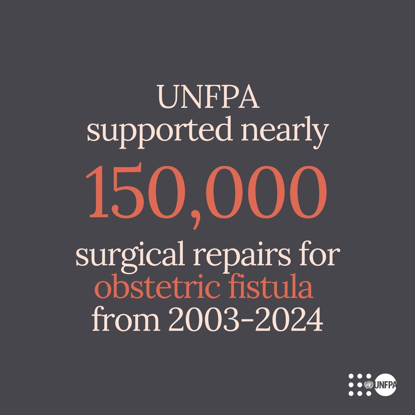 🤔 #DidYouKnow that up to 95% of vaginal fistula can be closed surgically?

With increased support, we can prevent this devastating childbirth injury.

Join @unfpa &mdash;the UN sexual and reproductive health agency&mdash;in spreading the word to hel
