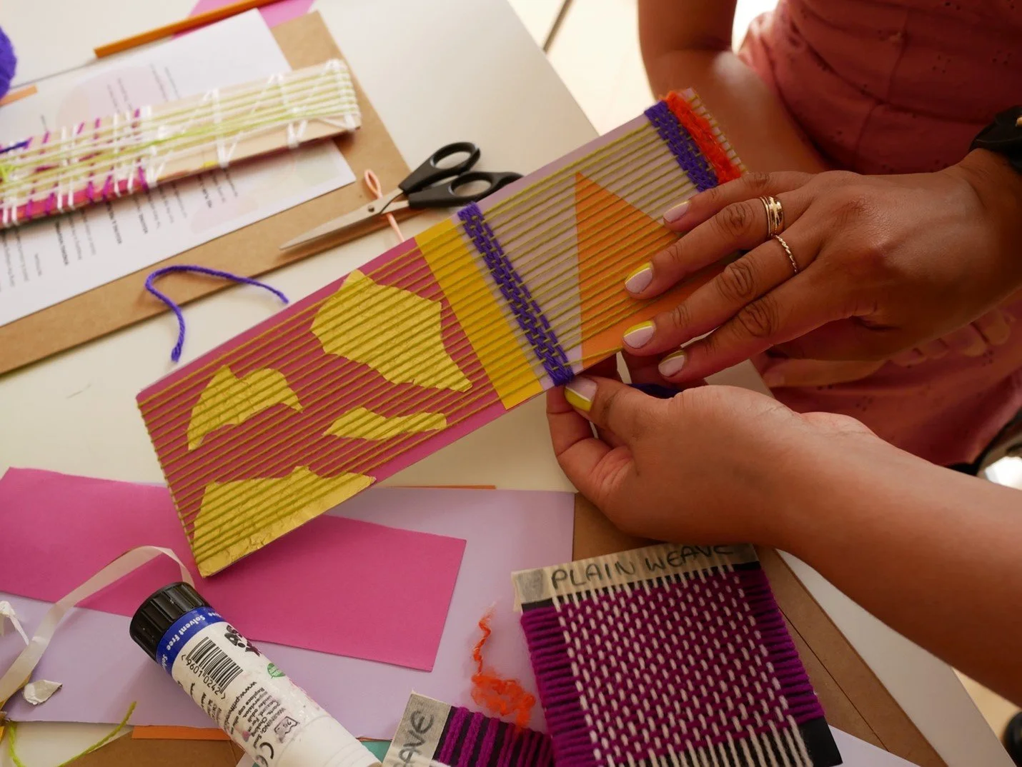 Connecting Threads: A Participatory Weaving Workshop