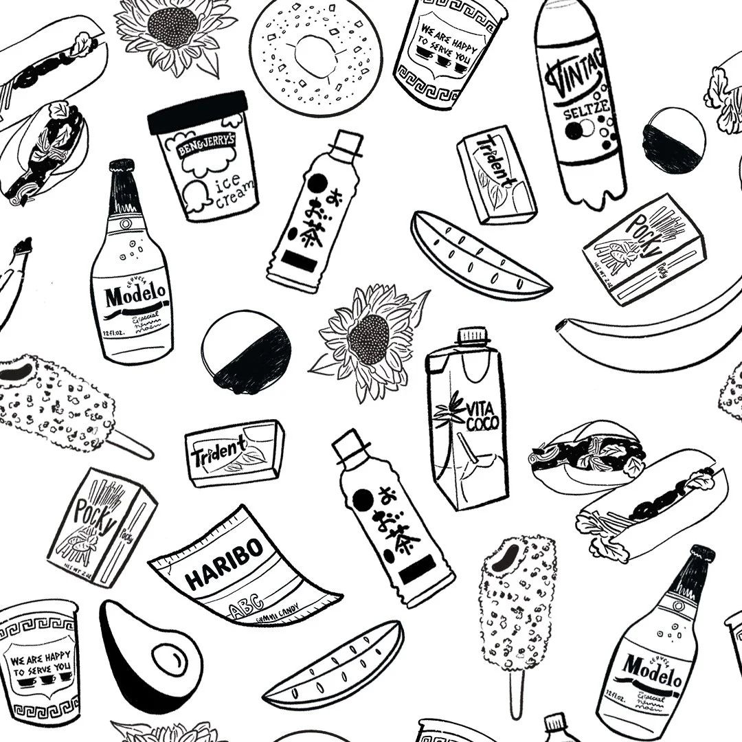 Bodega Groceries Repeating Pattern