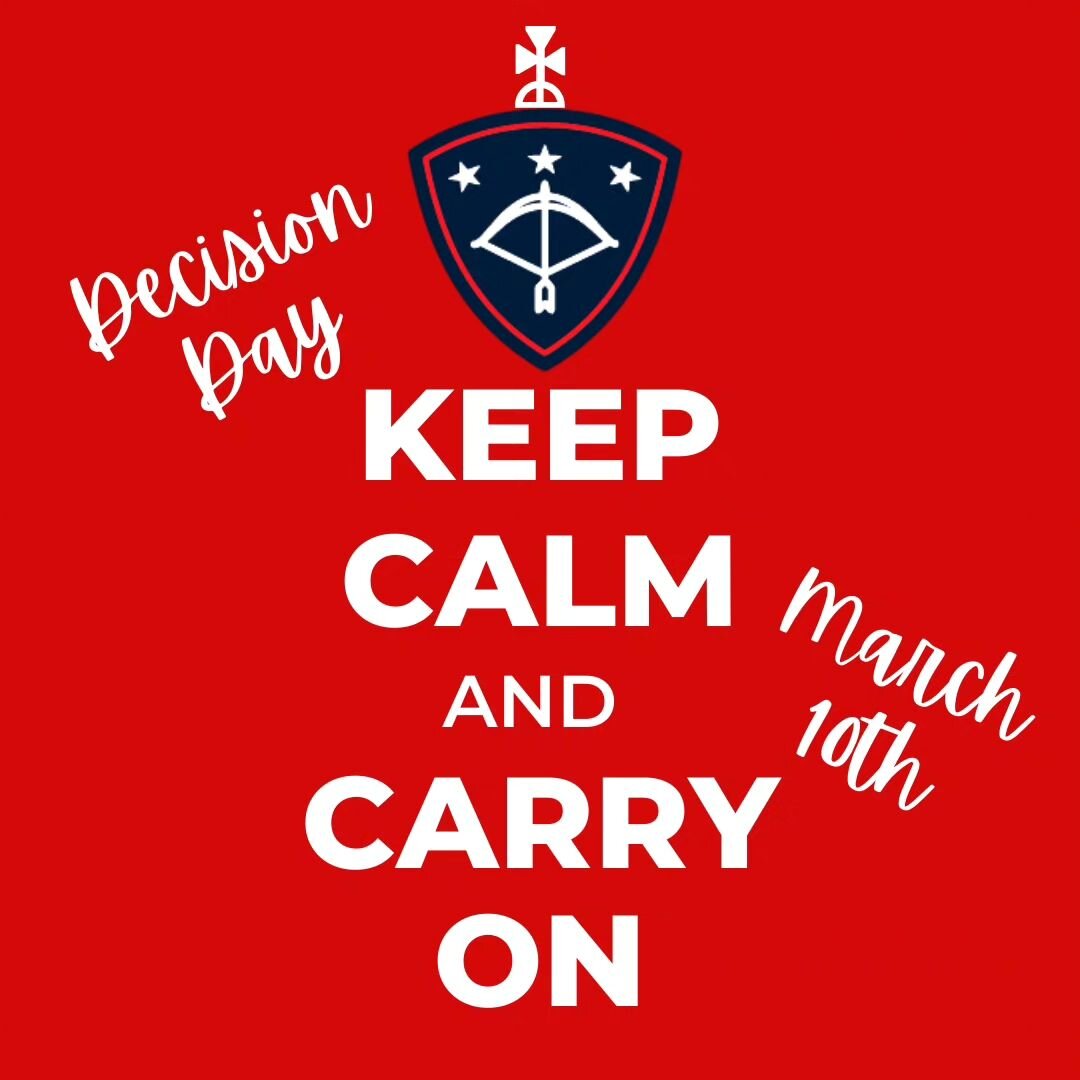 Less than a month until Decision Day, March 10th, when many US boarding schools send out application decisions. The wait can be nerve-wracking, so take a DEEP BREATH and STAY CALM 😌 Your Orion family is with you all the way, Cohort 2025 Military Sch