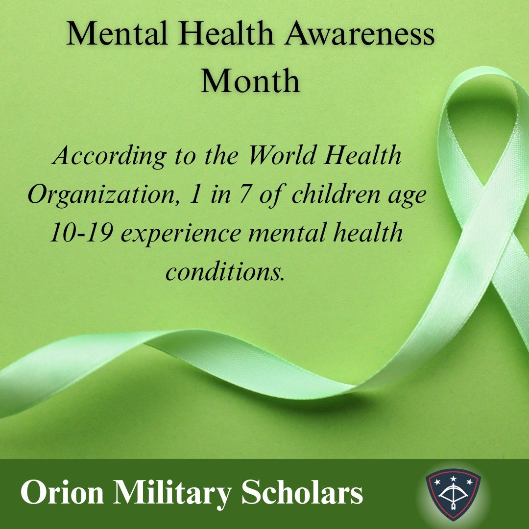 The World Health Organization states that anxiety, depression and behavioral disorders are the leading cause of illness in adolescents. Frequent upheaval during their teen years can increase anxiety and depression. Orion Military Scholars seeks to as