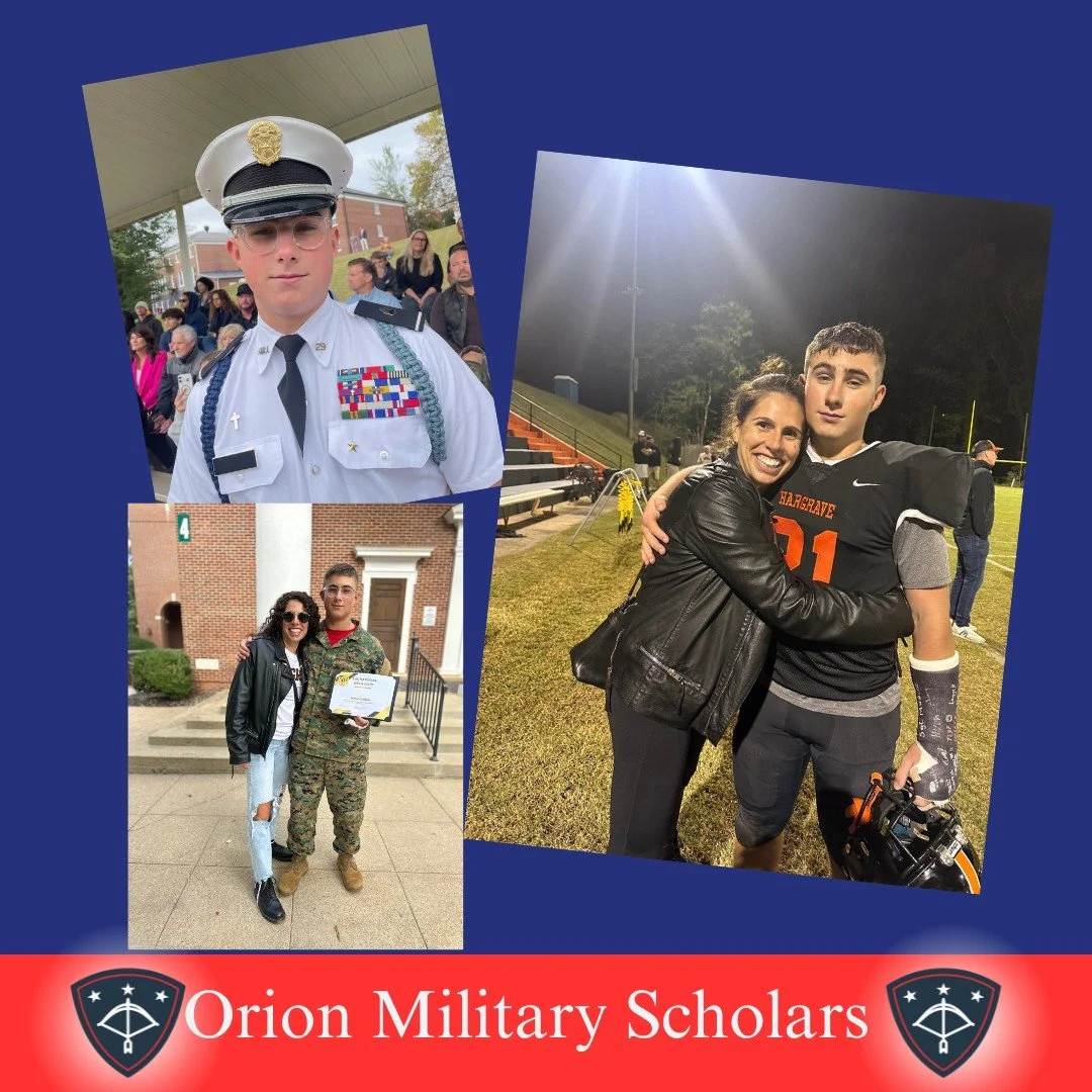 Let's check in with some of our current scholars!

Callen M. has been thriving at Hargrave Military Academy. His mom was able to attend Parents Weekend at the school. 

Brothers Gabriel M. and Abraham M. have been enjoying spending time together at S