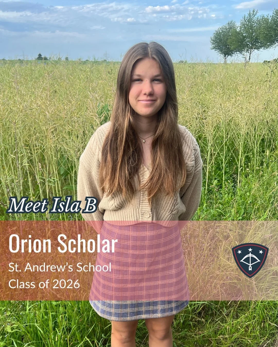 Isla B. attends St. Andrew&rsquo;s School as a member of the Class of 2026. As a Navy-connected student who attended eight schools prior to St. Andrew&rsquo;s, Isla has embraced each transition with resilience and determination.

With the support of 