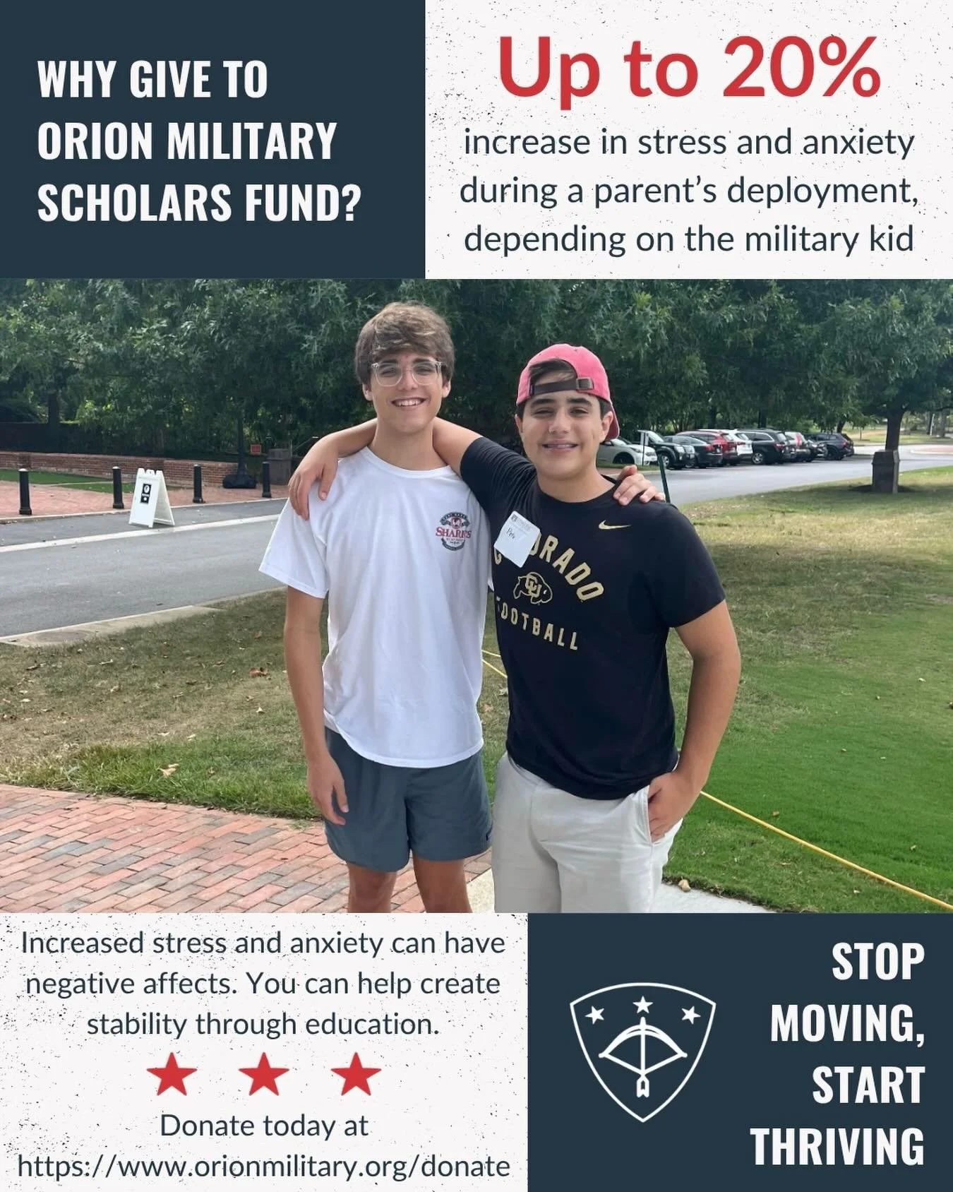 During deployments, changes in routine and long periods of separation can make it harder for military kids to stay focused and feel secure. Access to consistent educational support can help them stay on track and build resilience.

Support Orion Mili