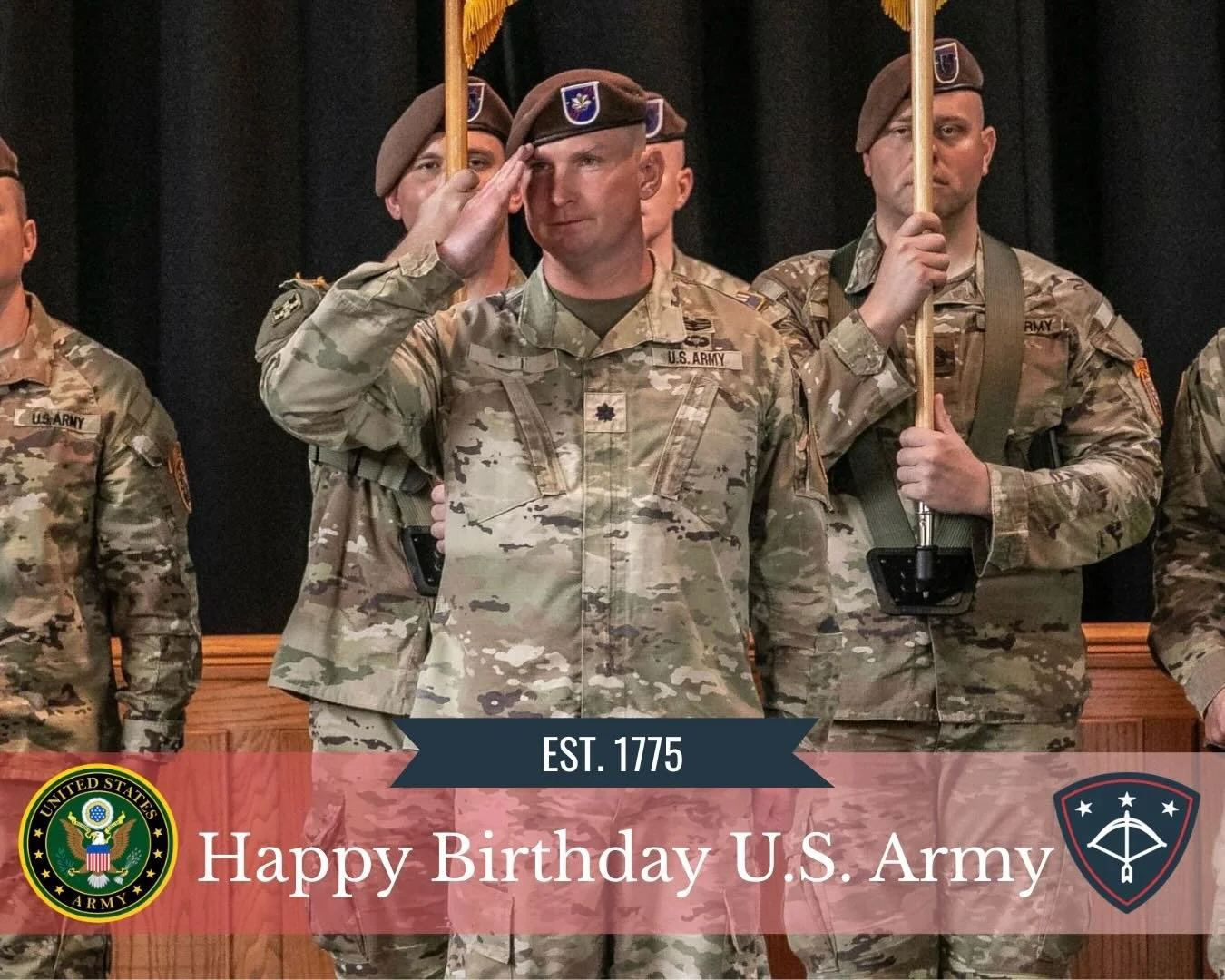 Happy Birthday to the United States Army! Since June 14, 1775, generations of soldiers have answered the call to serve our nation with courage, honor, and selfless service. Today, we celebrate those who have served before us, those who continue to se