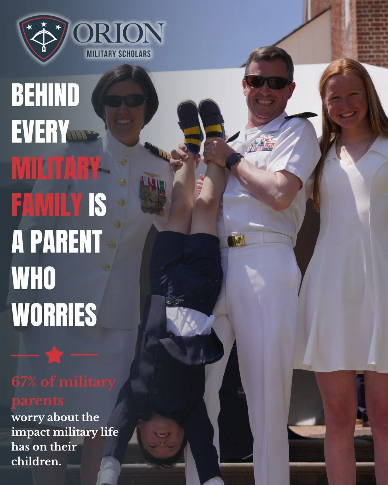 Behind every military parent is a hope for their child&rsquo;s future. Military families make countless sacrifices in service to our country, and many parents worry about how military life affects their children. Sixty seven percent of military paren