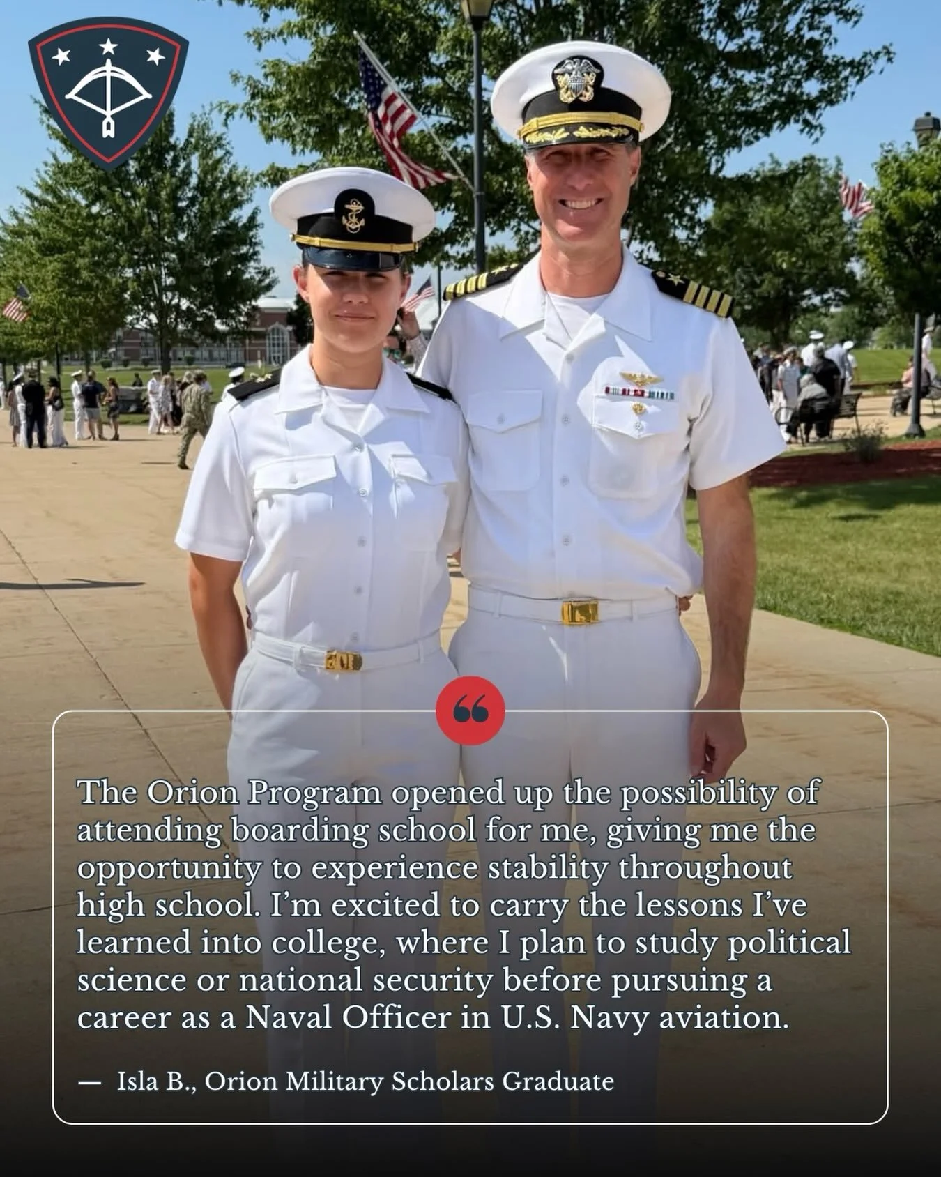 We are honored to share another graduate testimonial, this time featuring Isla B., a 2026 graduate of St. Andrew&rsquo;s School. We are so proud to celebrate Isla&rsquo;s journey and all she has accomplished throughout her time as an Orion scholar. T