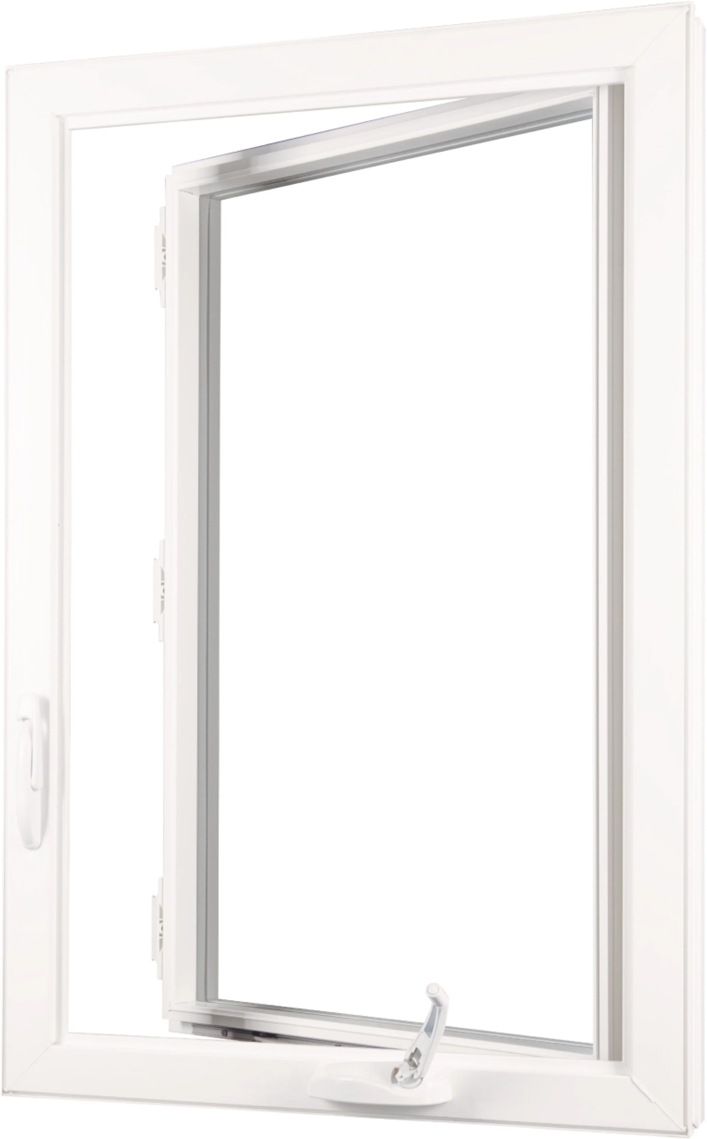 An image of Mercury Excelum's EOS+ series of their casement windows, with fully sealed operators improving water resistance.